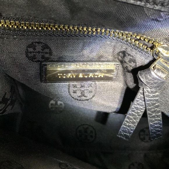 NWOT Tory Burch Thea Black Pebbled Leather Mini Backpack Bag - Picture 11 of 13